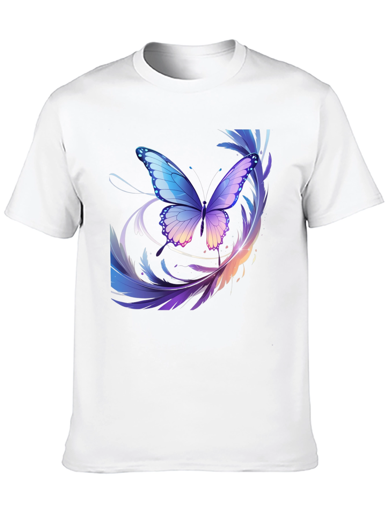 Butterfly Graphic Black T-Shirt