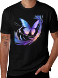 Butterfly Graphic Black T-Shirt