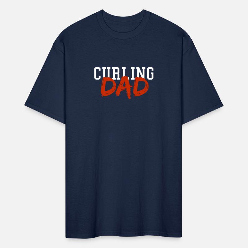 Curling Dad Summer Winter Sports