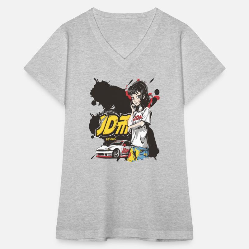 Cute Anime Girl JDM Car Street Racer
