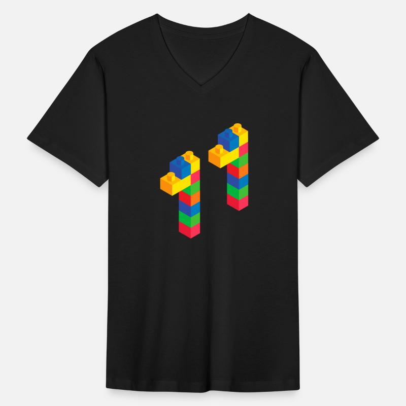 Cute Block Building 11th Birthday Gift 11 Year