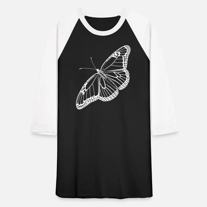 Cute Butterfly Monarch White Sketch Drawing