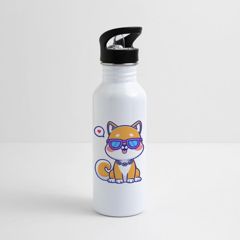Cute cool Rap Shiba Inu dog