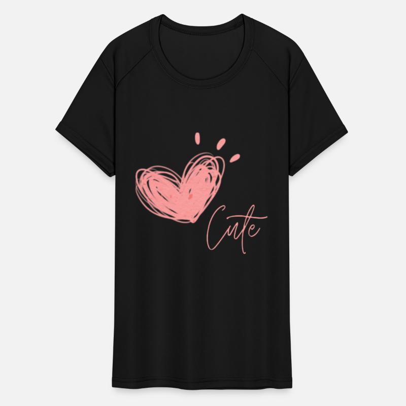 Cute pink heart.