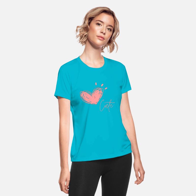 Cute pink heart.