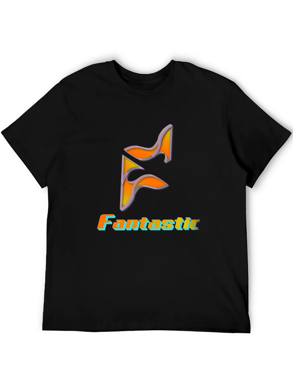Fantastic Graphic Tee - Soft Black Cotton T-Shirt