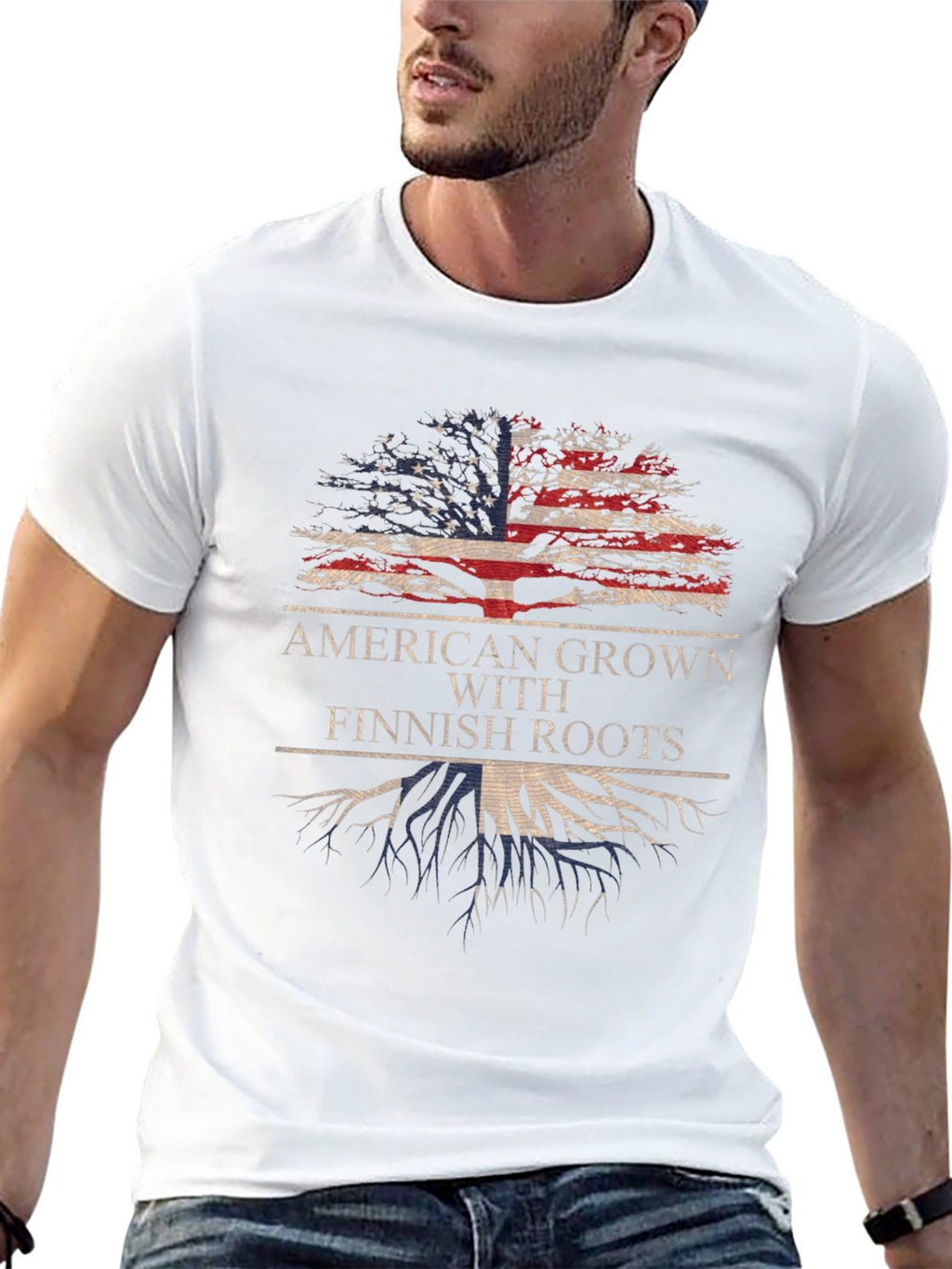 American Grown with Finnish Roots T-Shirt