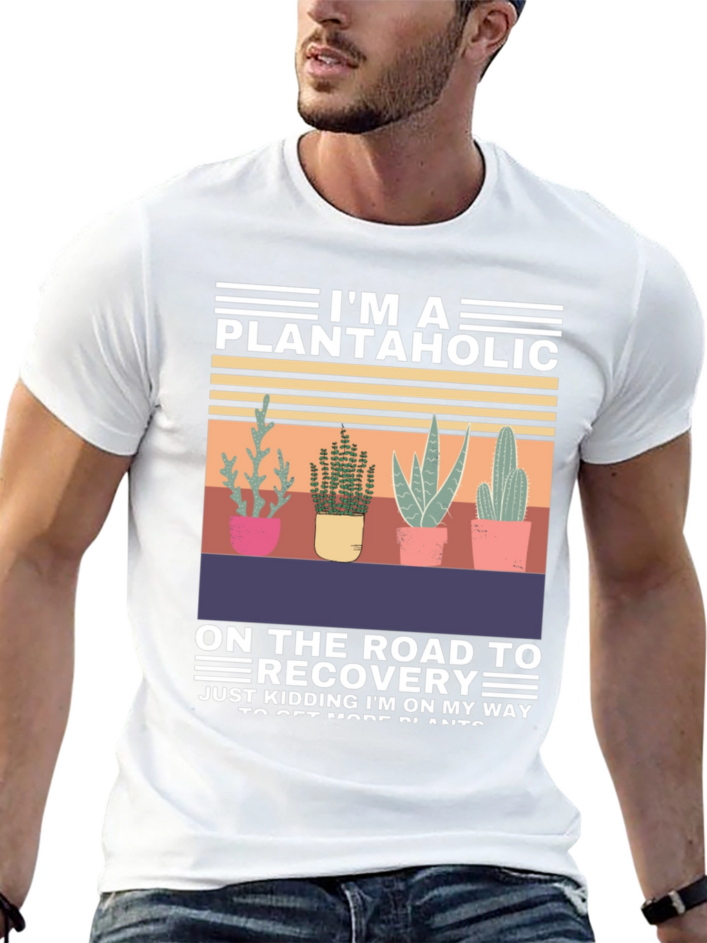 Plantaholic Graphic Tee - On the Road to Recovery