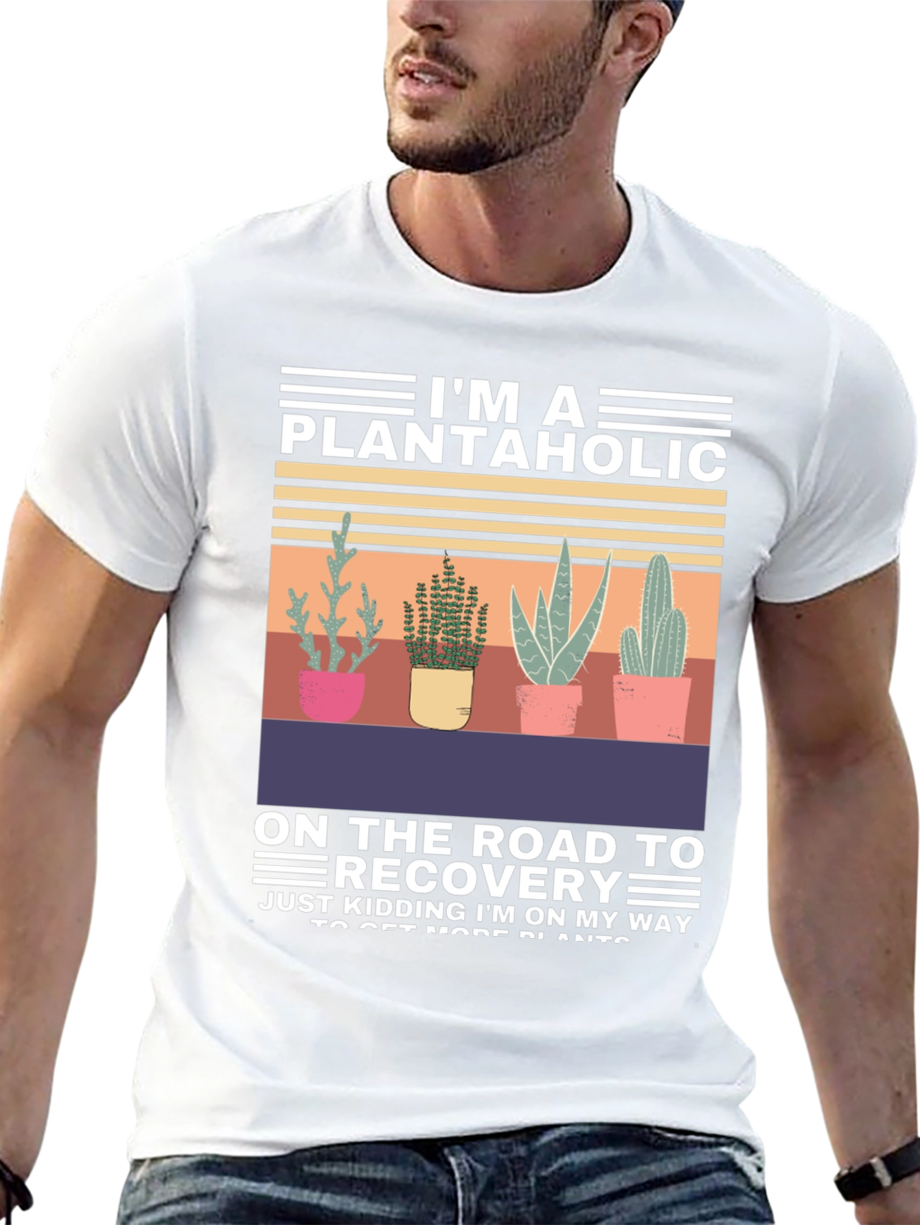 Plantaholic Graphic Tee - On the Road to Recovery