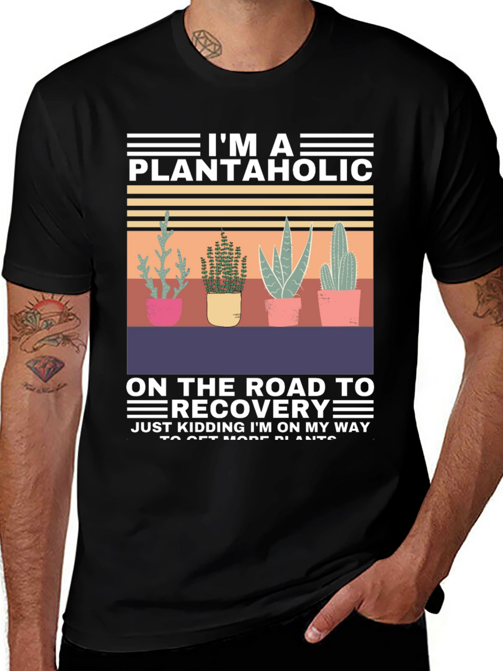Plantaholic Graphic Tee - On the Road to Recovery