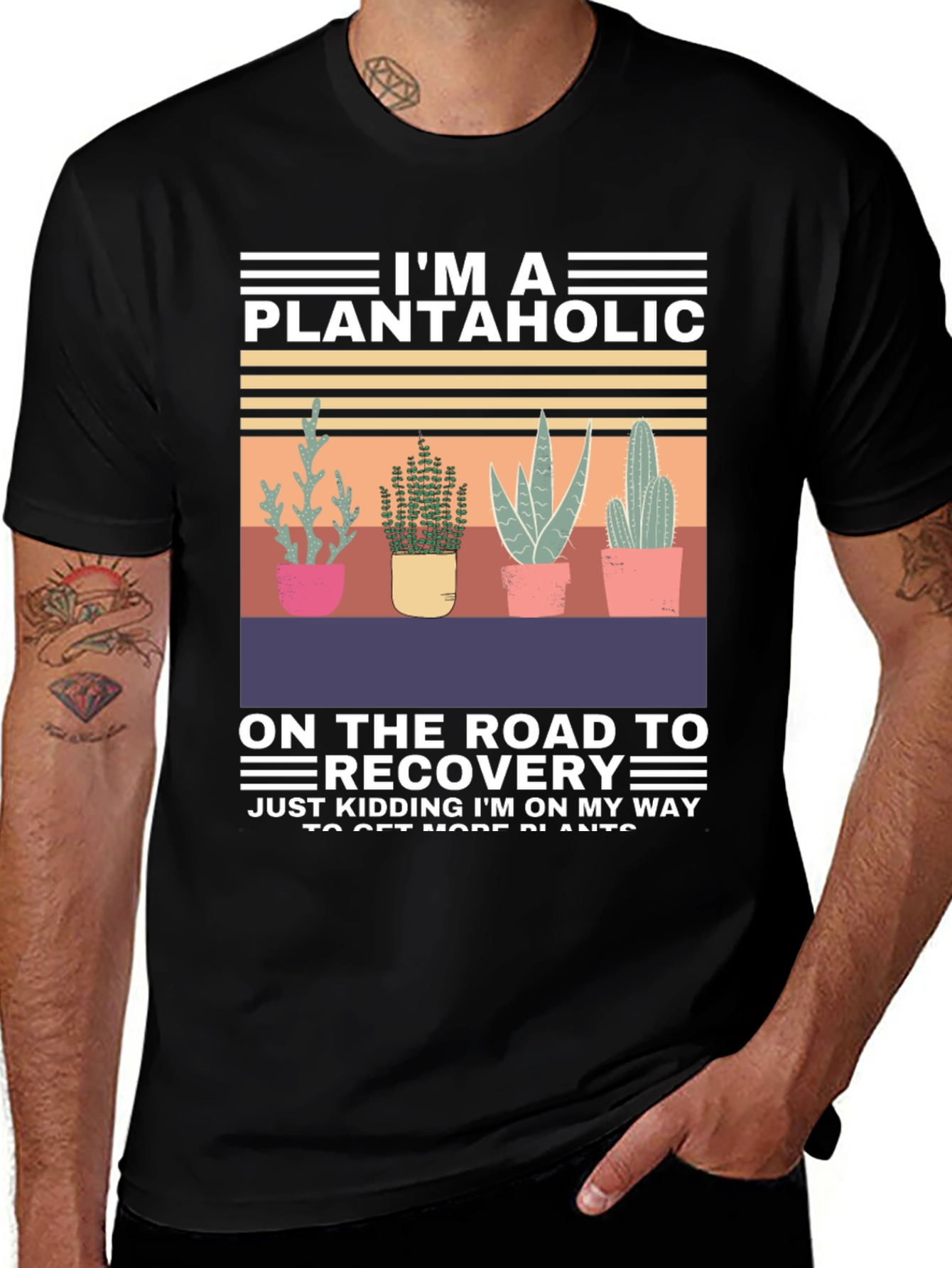 Plantaholic Graphic Tee - On the Road to Recovery