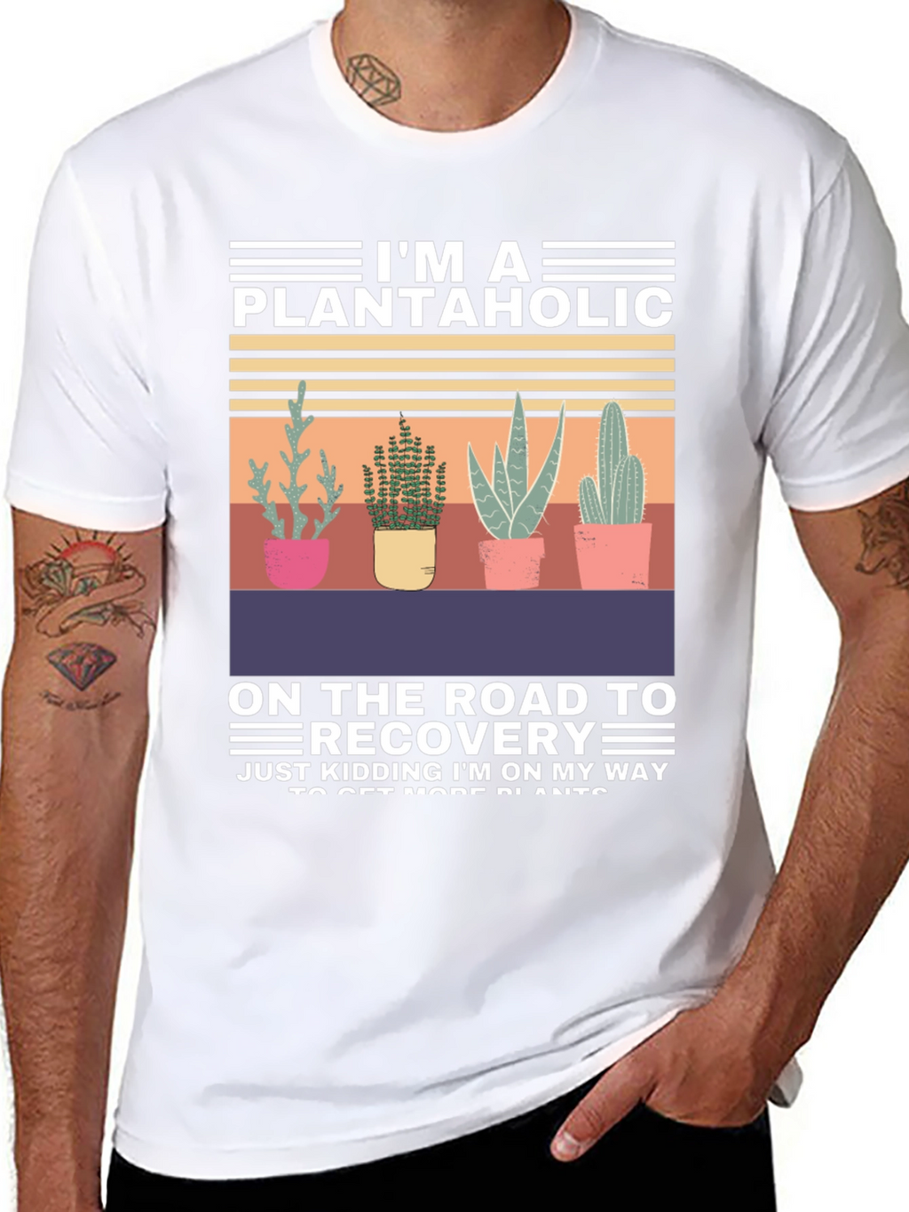 Plantaholic Graphic Tee - On the Road to Recovery