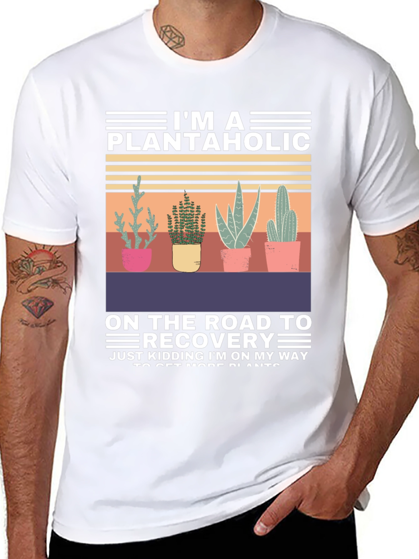 Plantaholic Graphic Tee - On the Road to Recovery