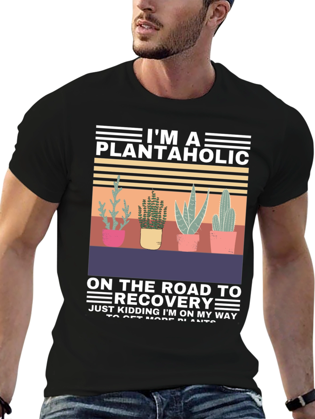 Plantaholic Graphic Tee - On the Road to Recovery