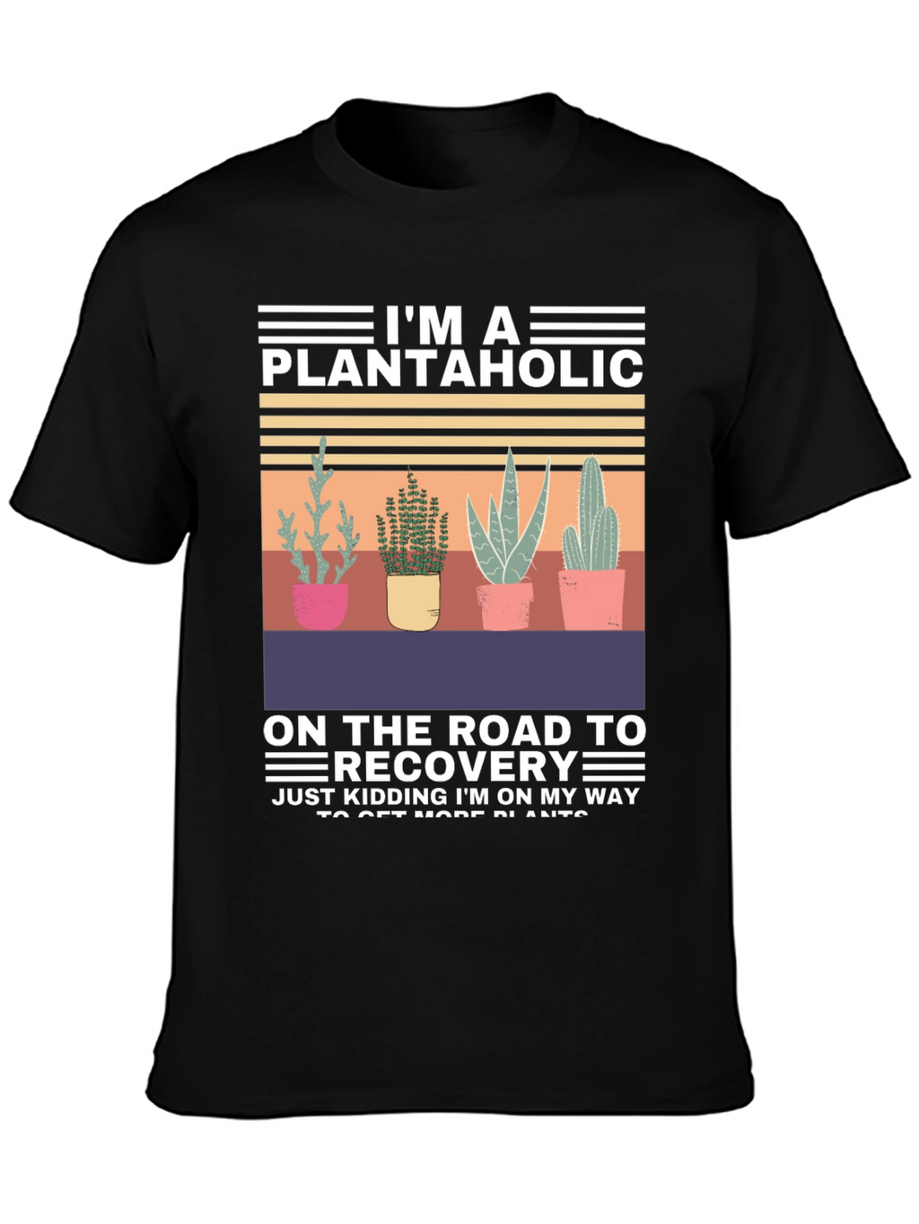 Plantaholic Graphic Tee - On the Road to Recovery
