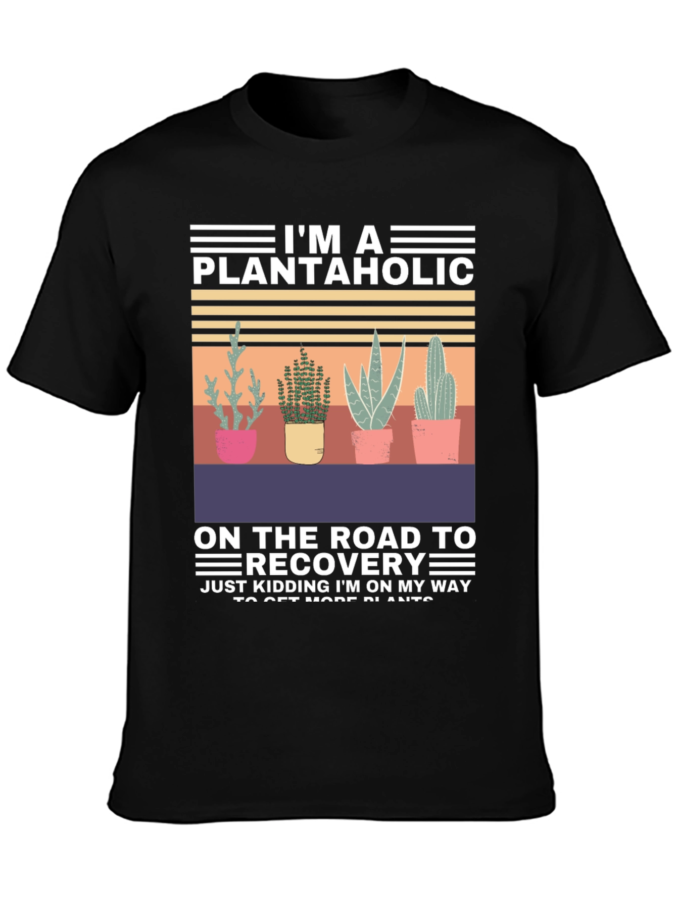 Plantaholic Graphic Tee - On the Road to Recovery