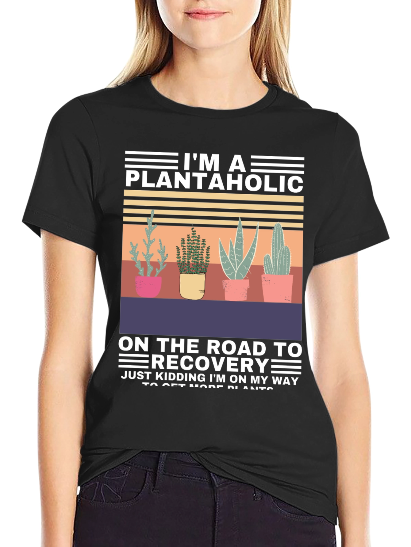 Plantaholic Graphic Tee - On the Road to Recovery
