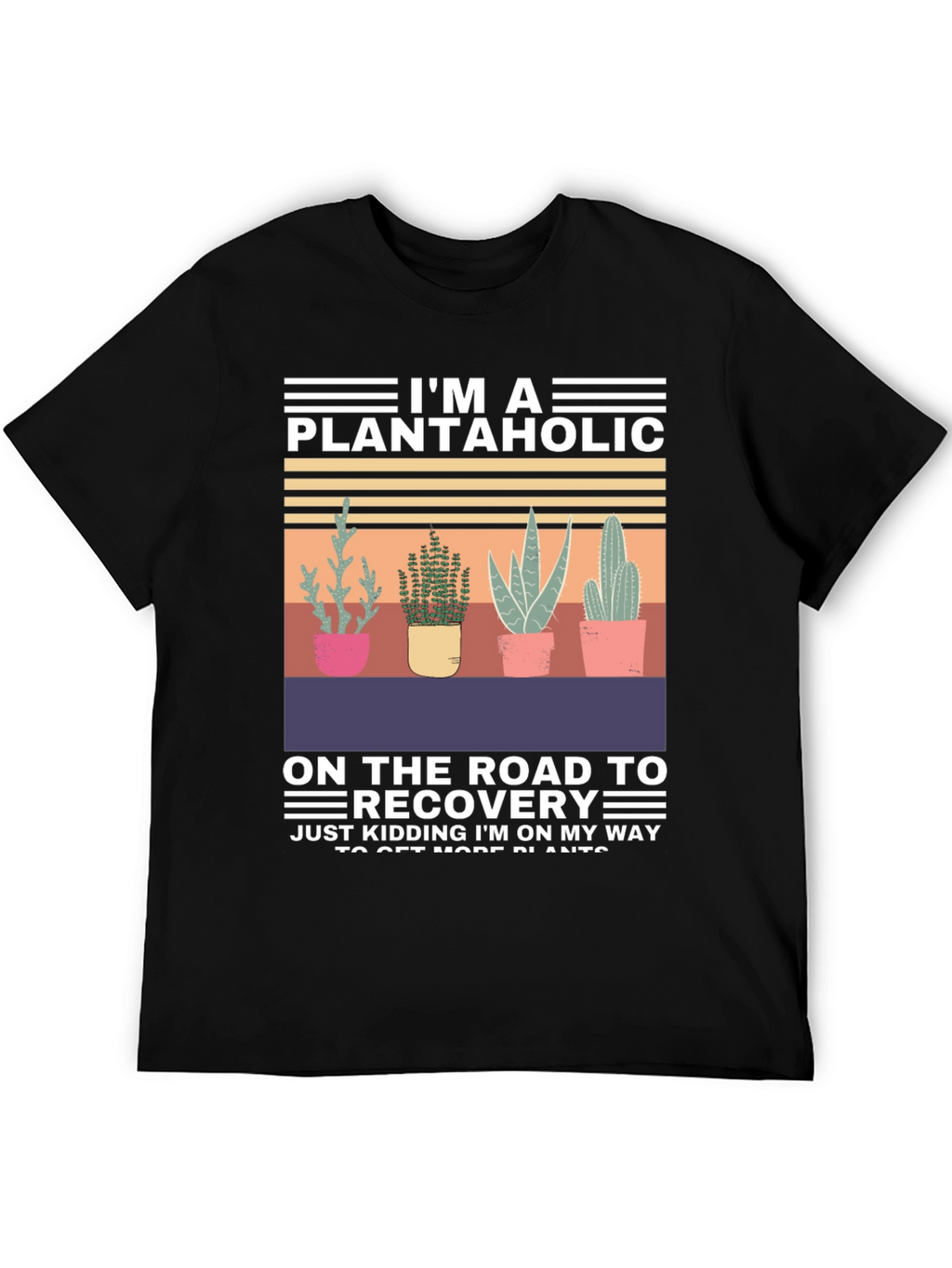 Plantaholic Graphic Tee - On the Road to Recovery
