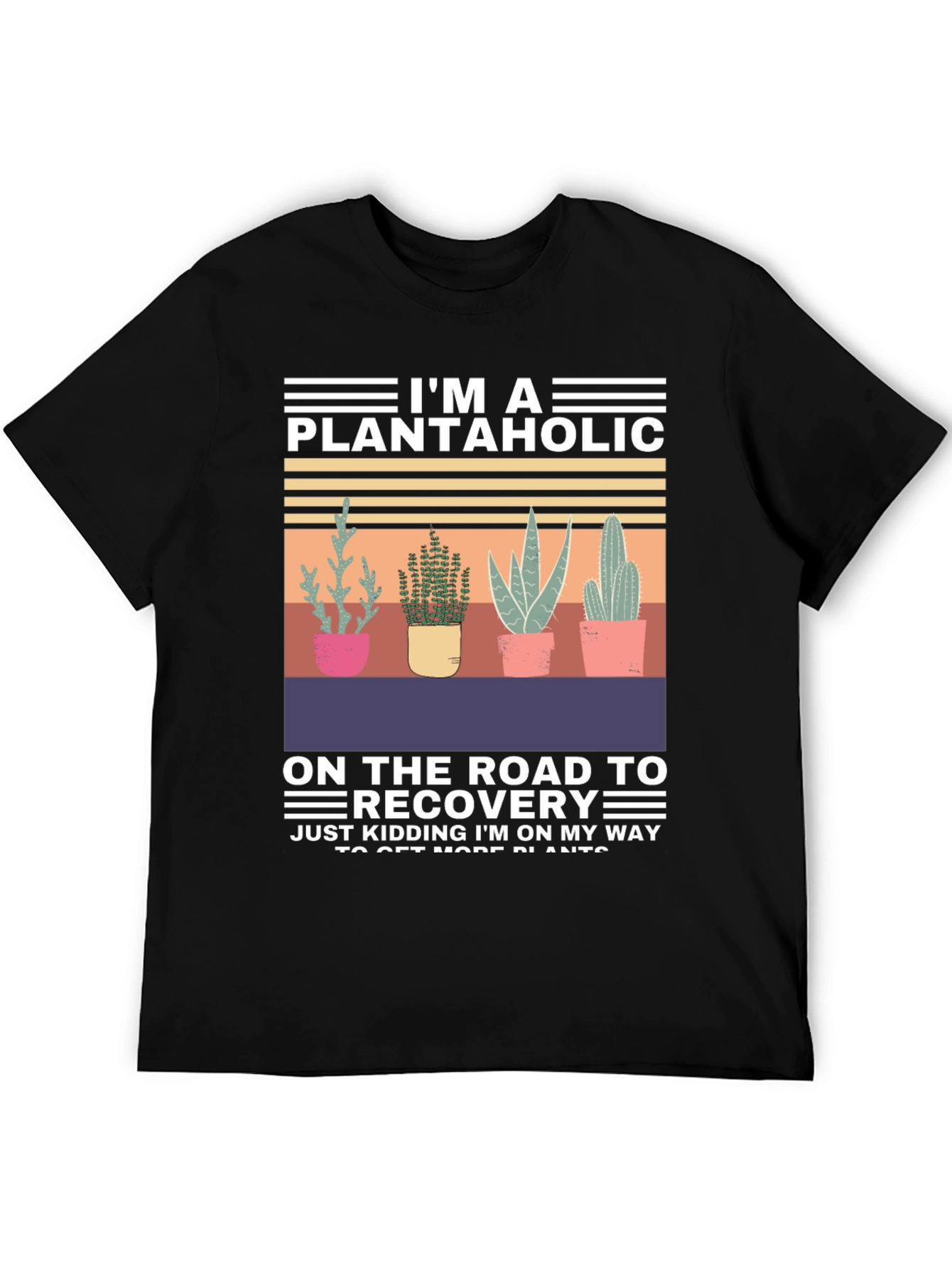 Plantaholic Graphic Tee - On the Road to Recovery