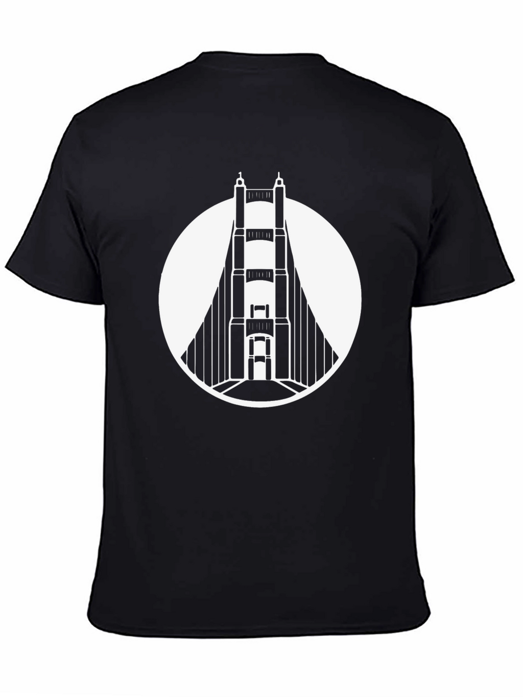 Golden Gate Bridge Graphic T-Shirt - Black