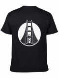 Golden Gate Bridge Graphic T-Shirt - Black