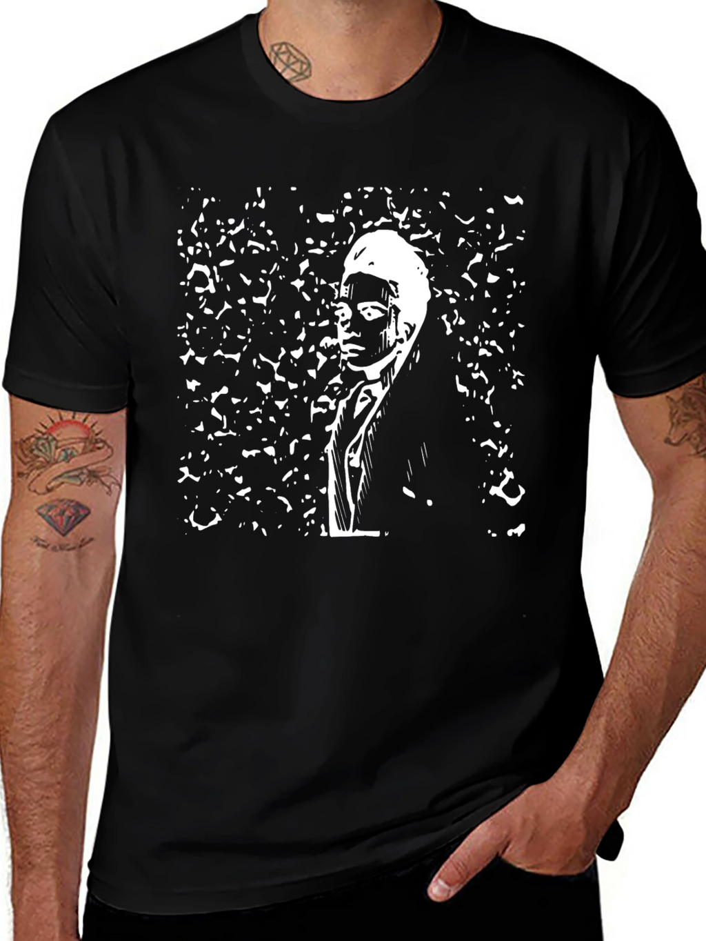 Abstract Portrait Graphic Tee
