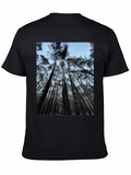 Forest Canopy Black T-Shirt