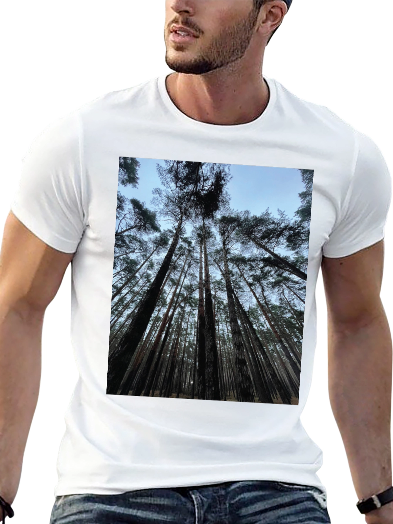 Forest Canopy Black T-Shirt