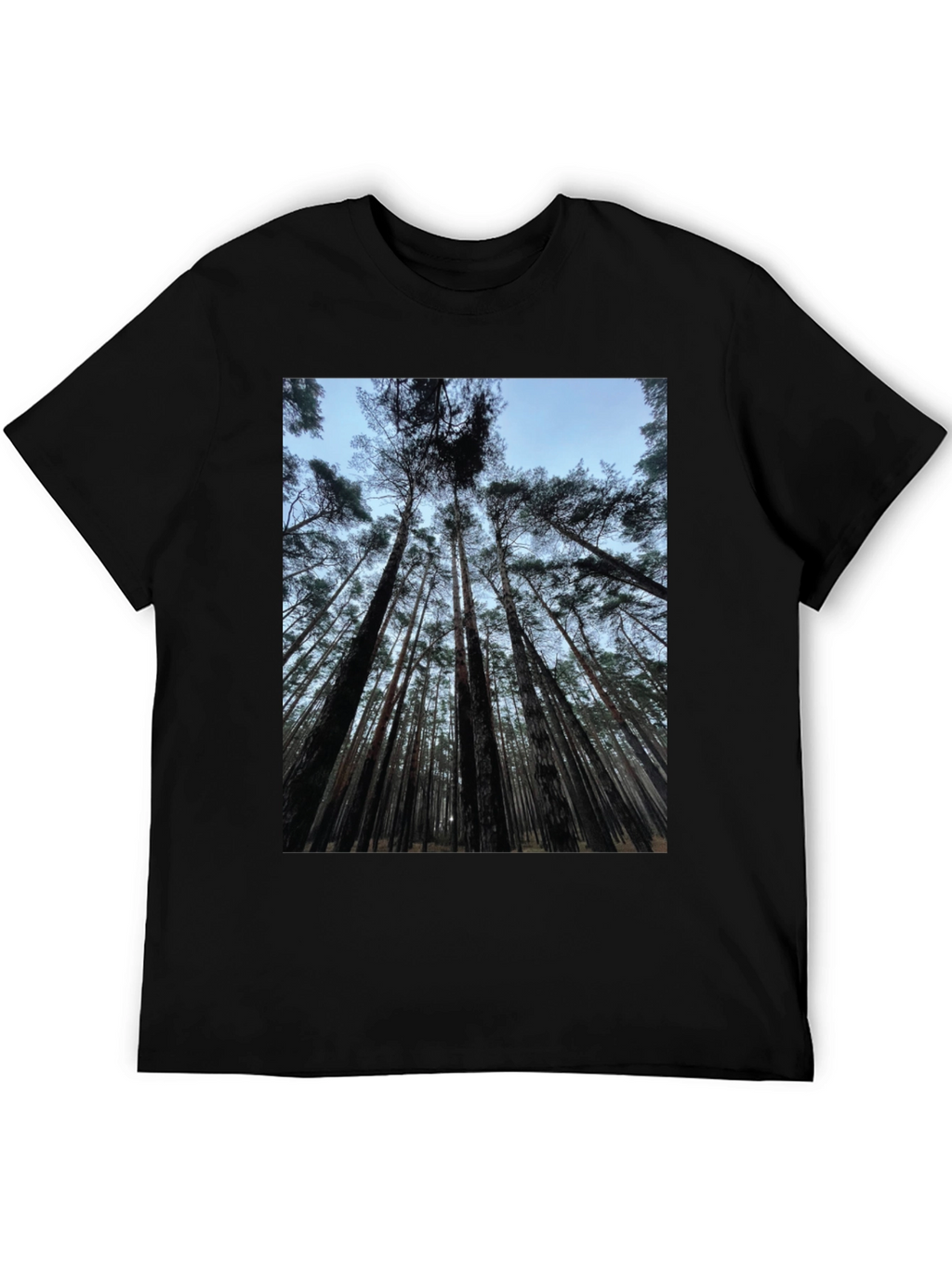 Forest Canopy Black T-Shirt