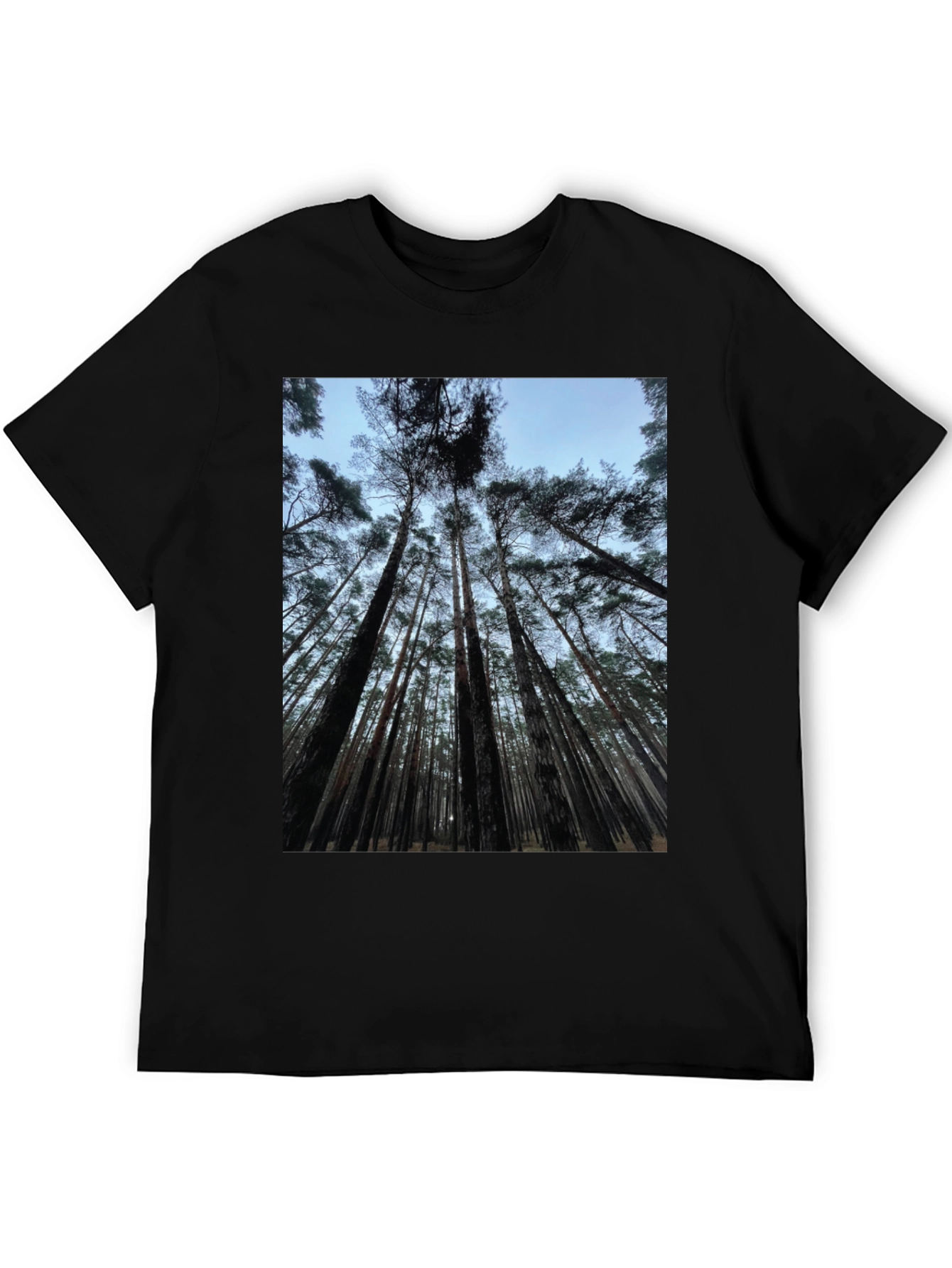 Forest Canopy Black T-Shirt