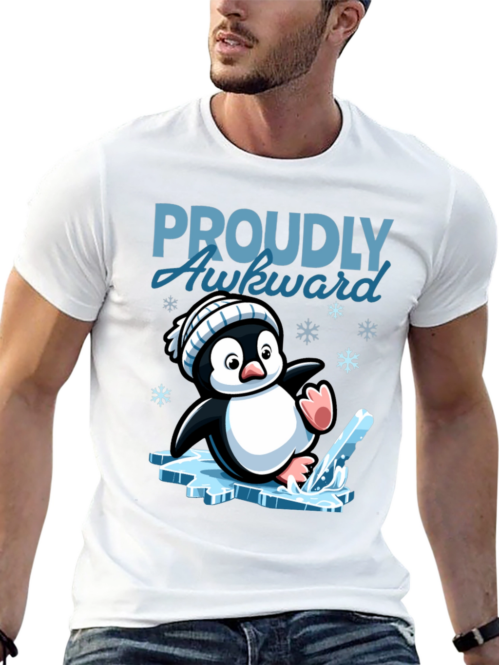 Proudly Awkward Penguin T-Shirt