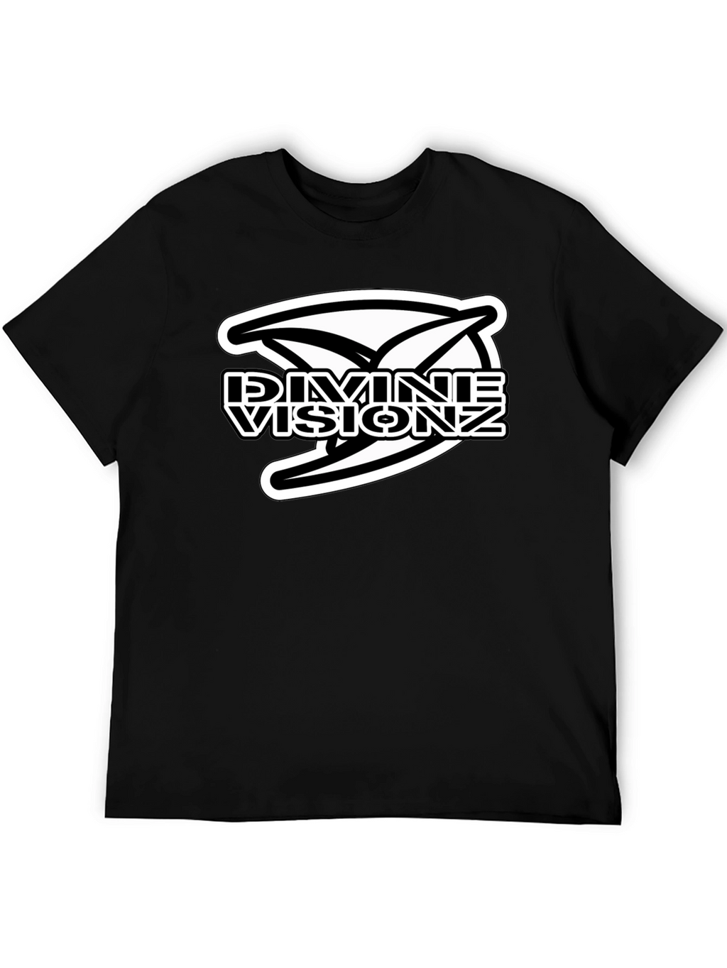 Divine Visionz Graphic Black T-Shirt