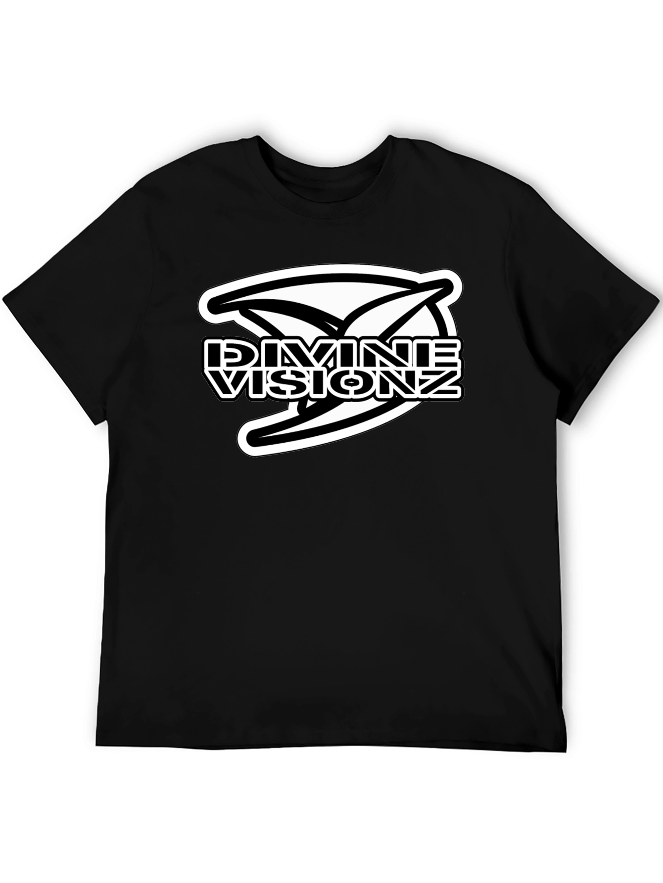 Divine Visionz Graphic Black T-Shirt