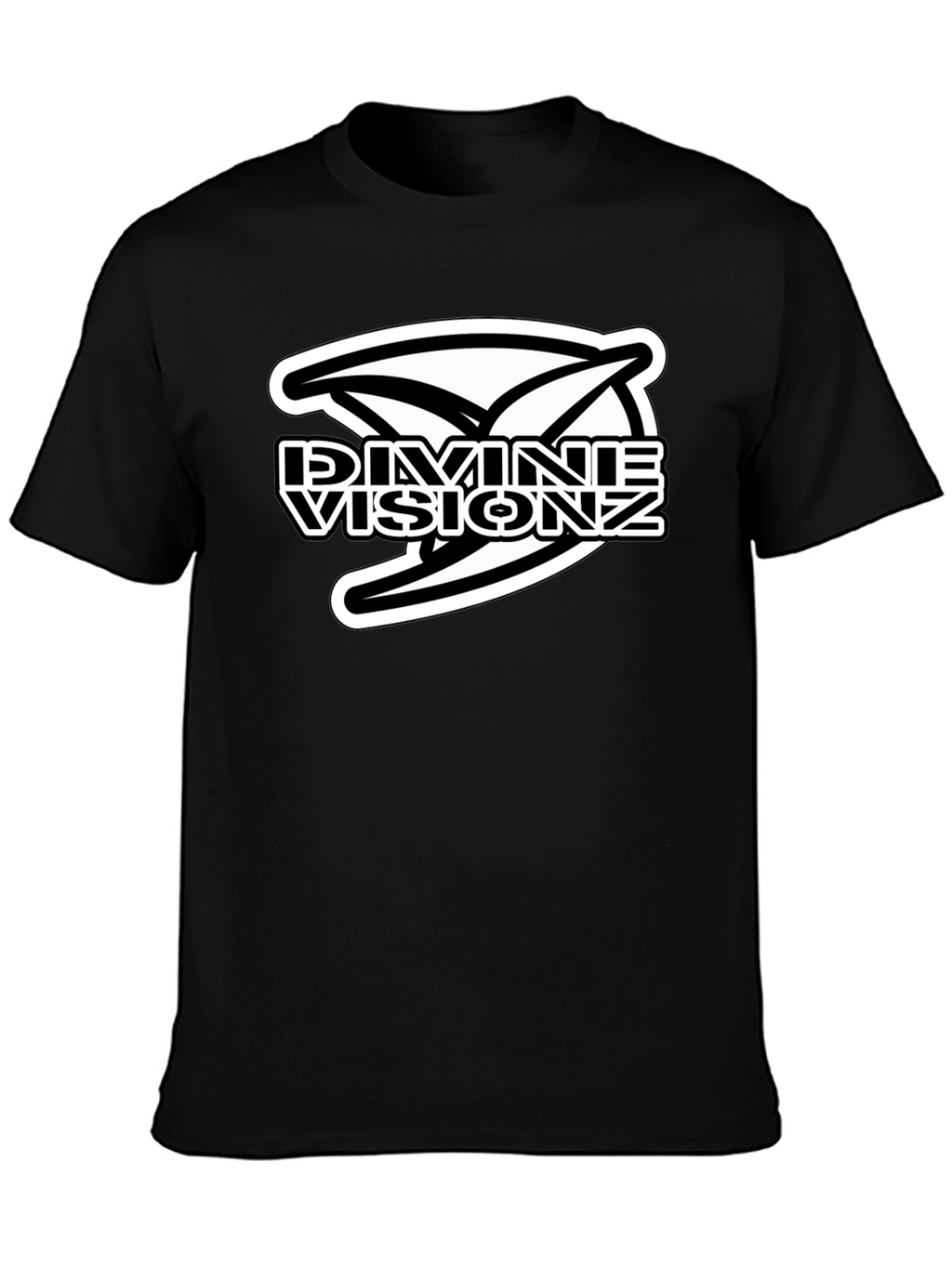 Divine Visionz Graphic Black T-Shirt