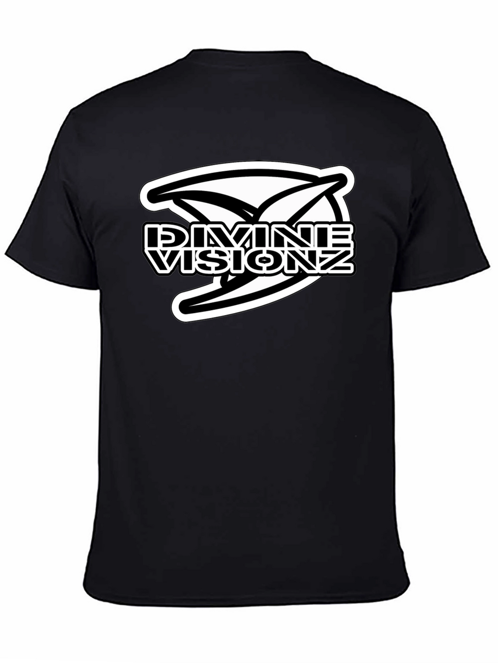 Divine Visionz Graphic Black T-Shirt