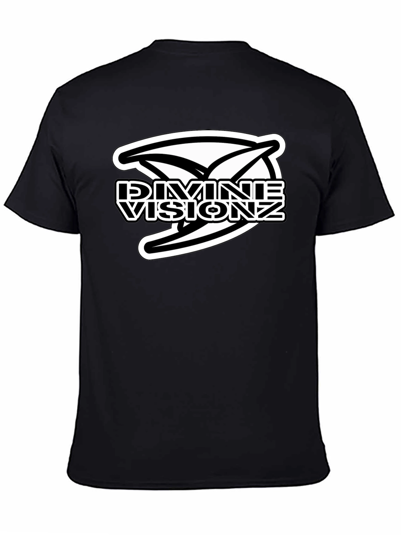 Divine Visionz Graphic Black T-Shirt