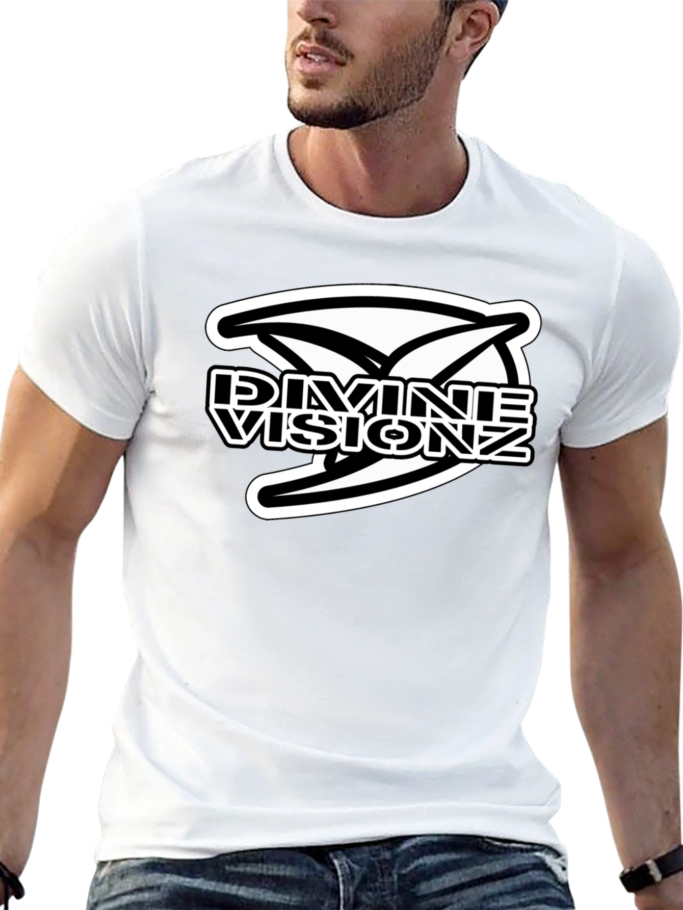 Divine Visionz Graphic Black T-Shirt