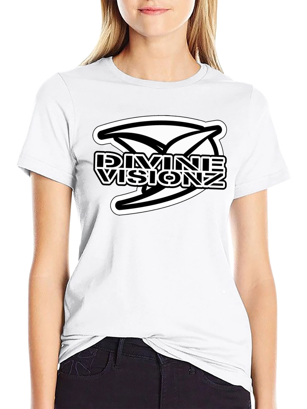 Divine Visionz Graphic Black T-Shirt