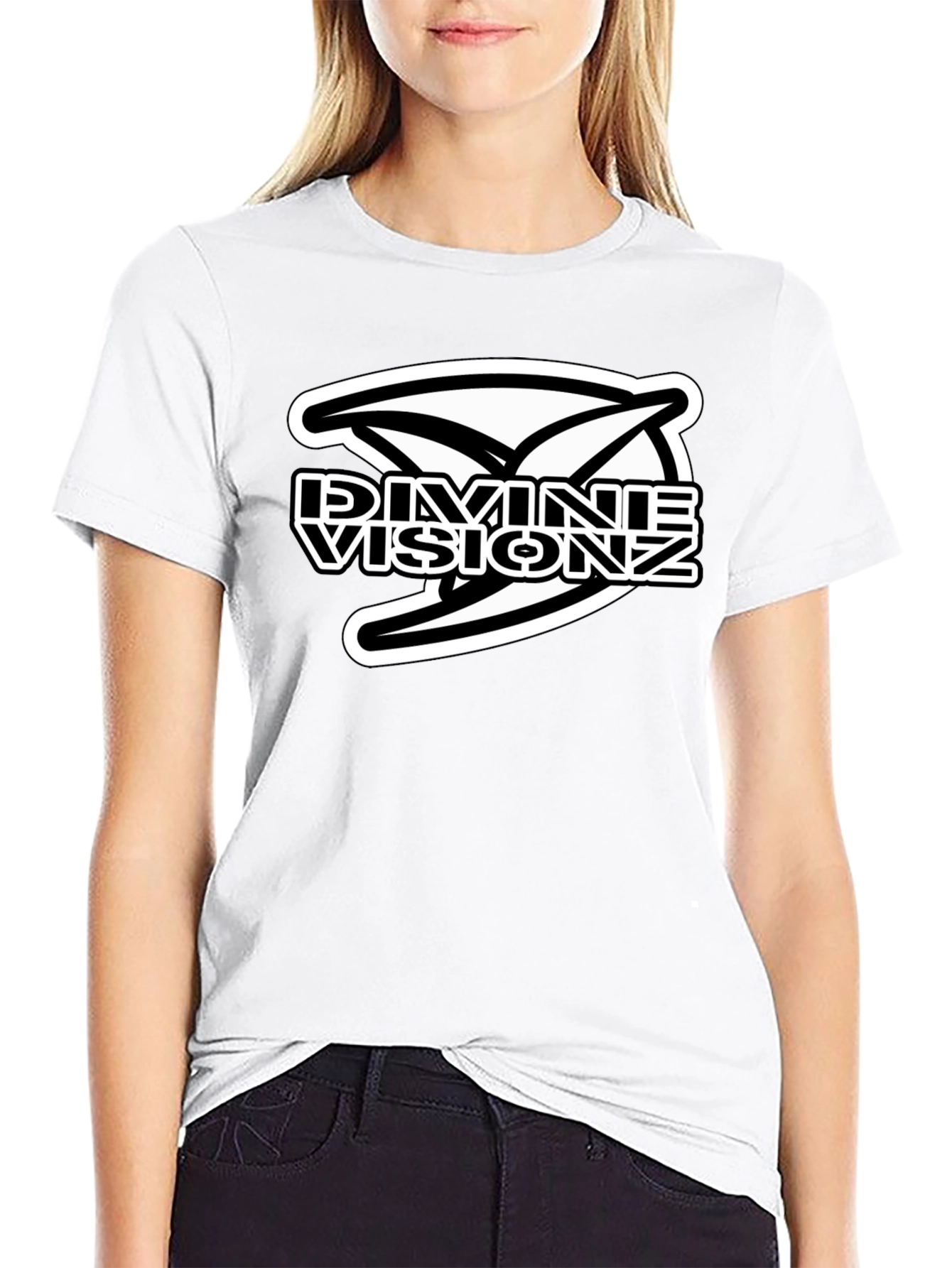 Divine Visionz Graphic Black T-Shirt