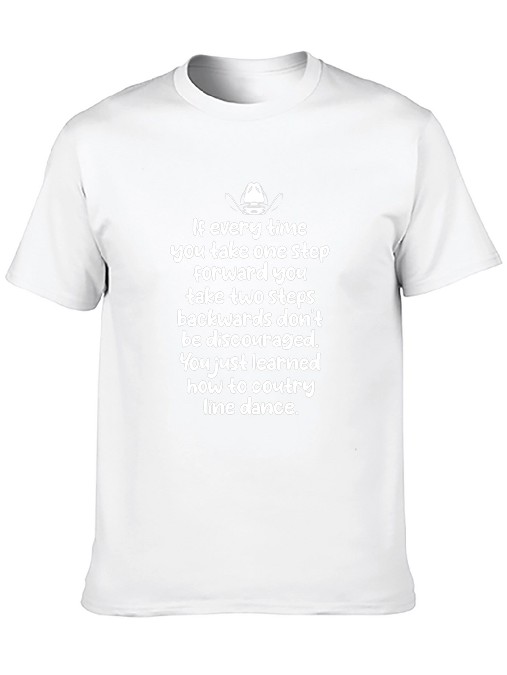 Country Line Dance T-Shirt - Two Steps Back Tee