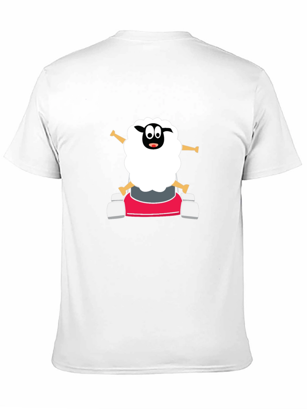 Cartoon Sheep Go-Kart T-Shirt