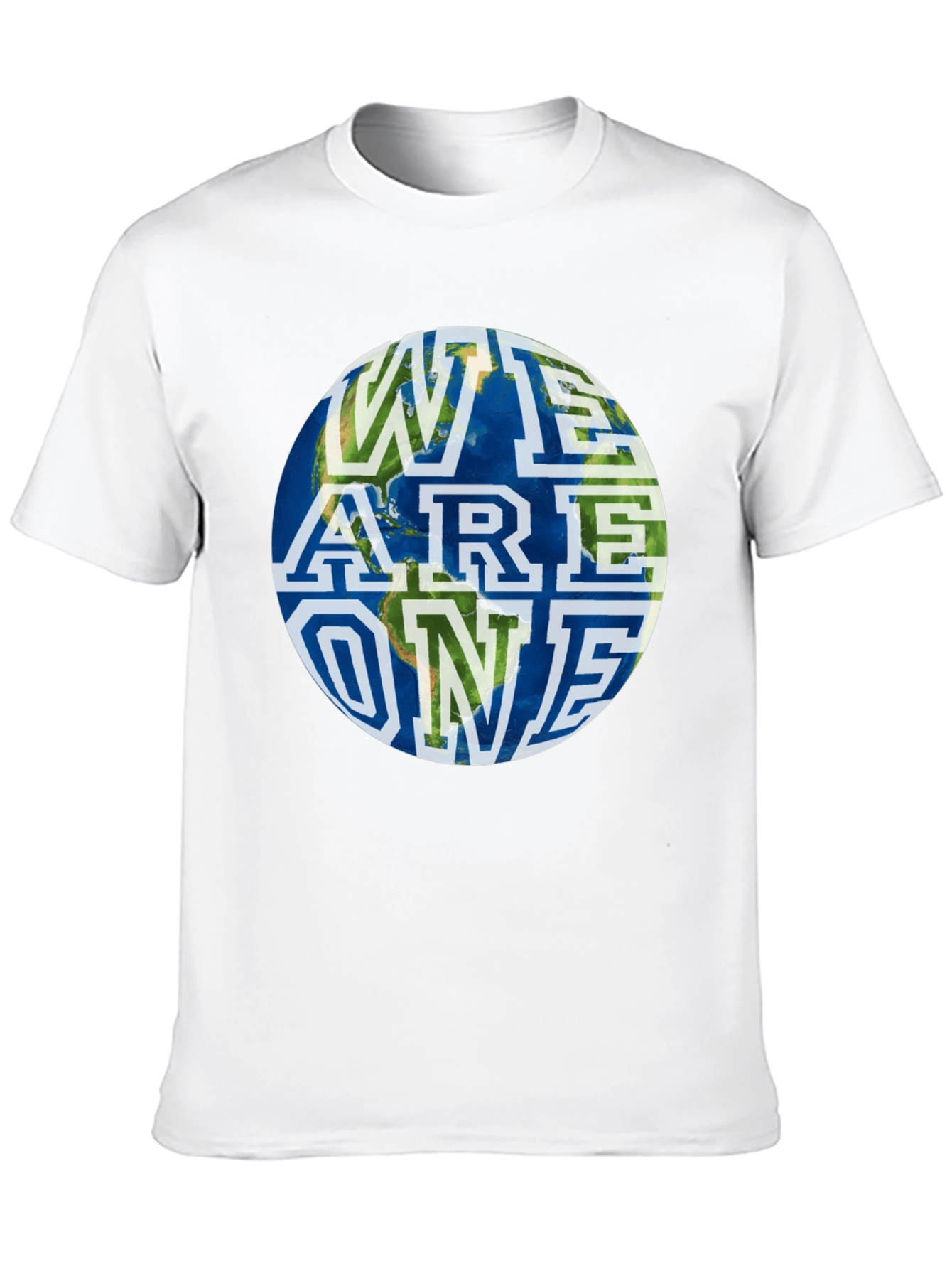 Unity Earth Graphic Tee - Black Cotton Blend