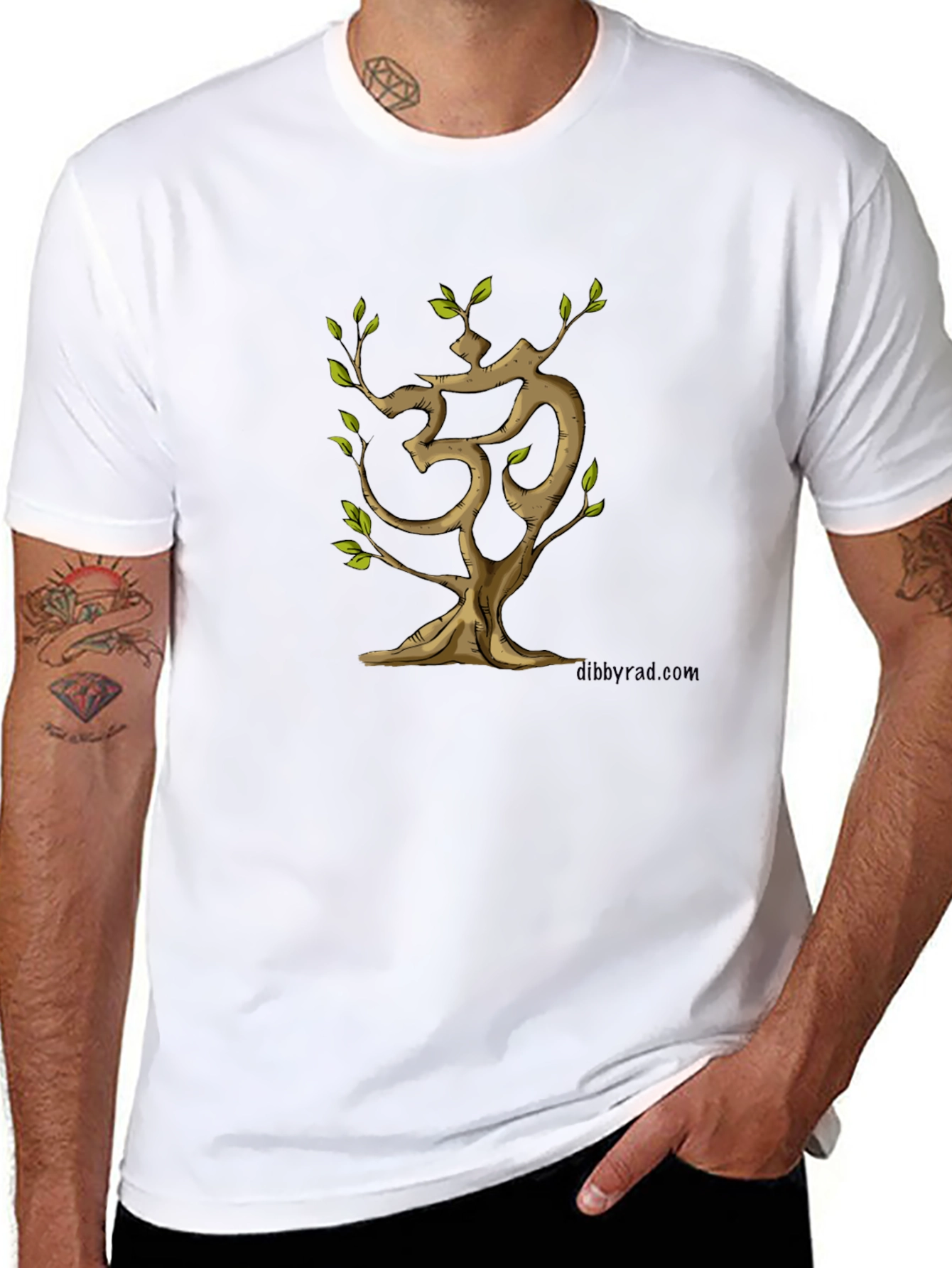 Om Tree Graphic Tee - Spiritual Comfort