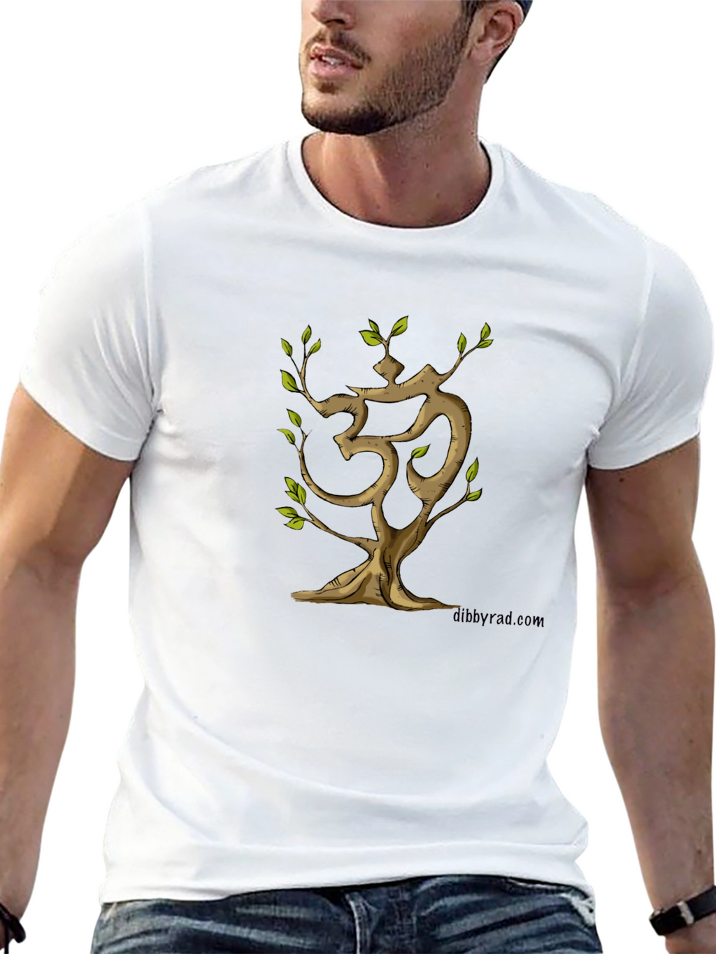 Om Tree Graphic Tee - Spiritual Comfort
