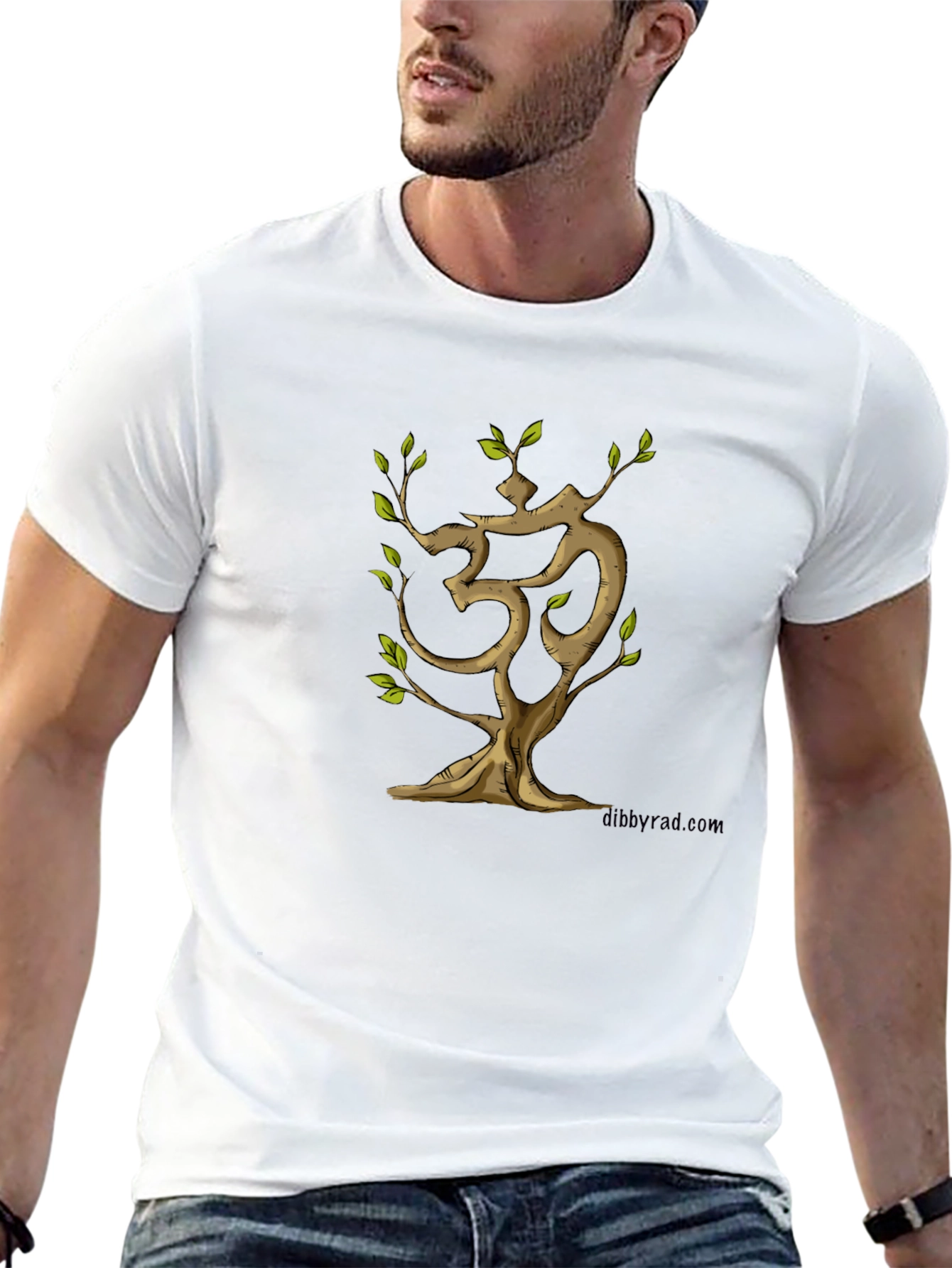 Om Tree Graphic Tee - Spiritual Comfort