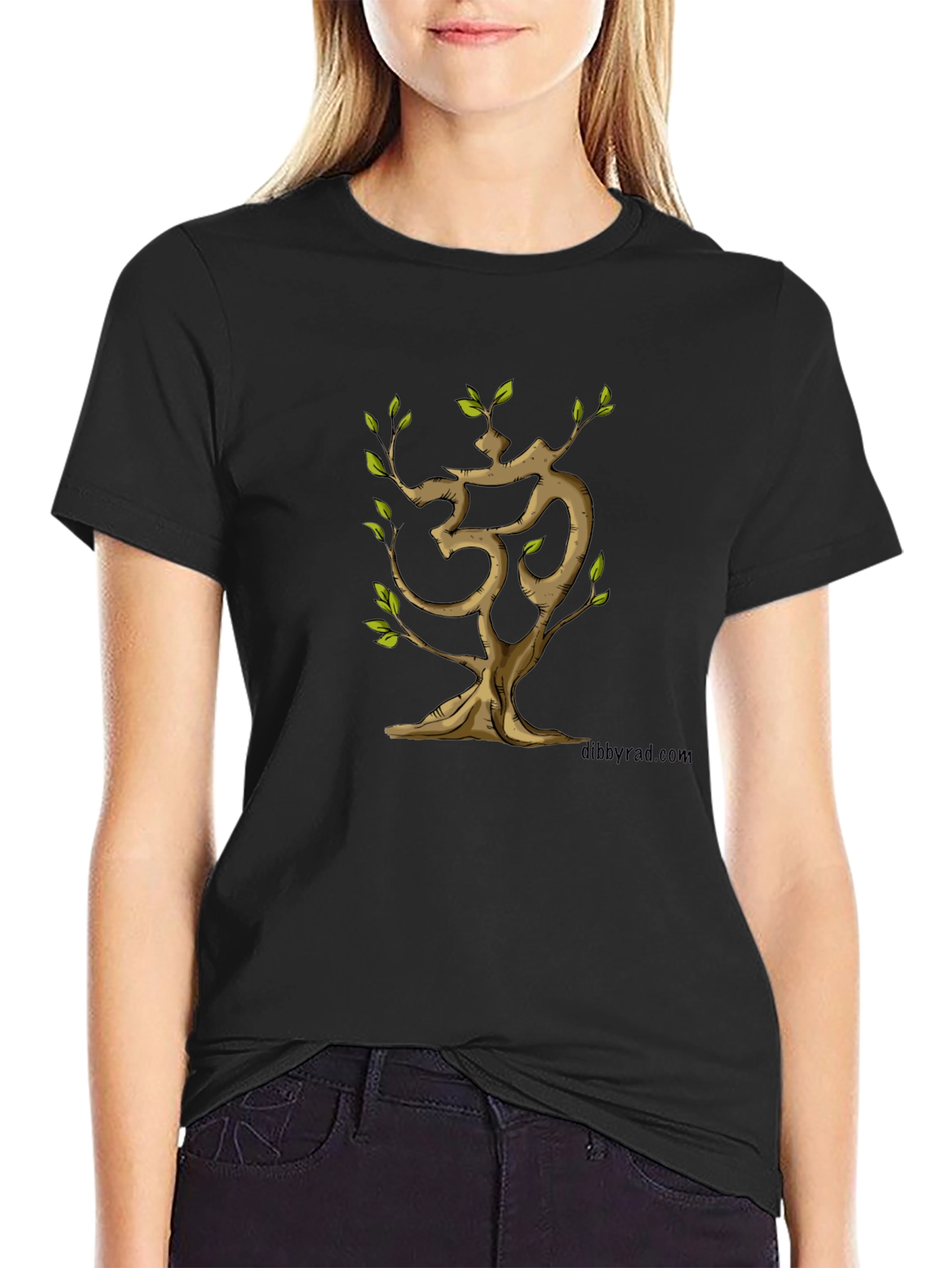 Om Tree Graphic Tee - Spiritual Comfort