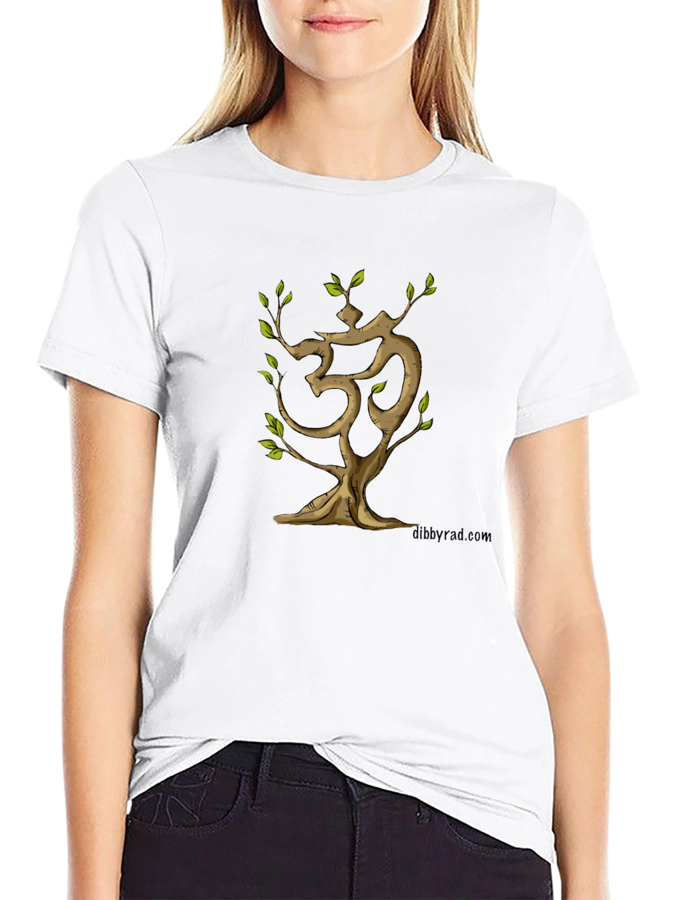 Om Tree Graphic Tee - Spiritual Comfort