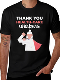 Thank You Healthcare Workers Graphic Tee