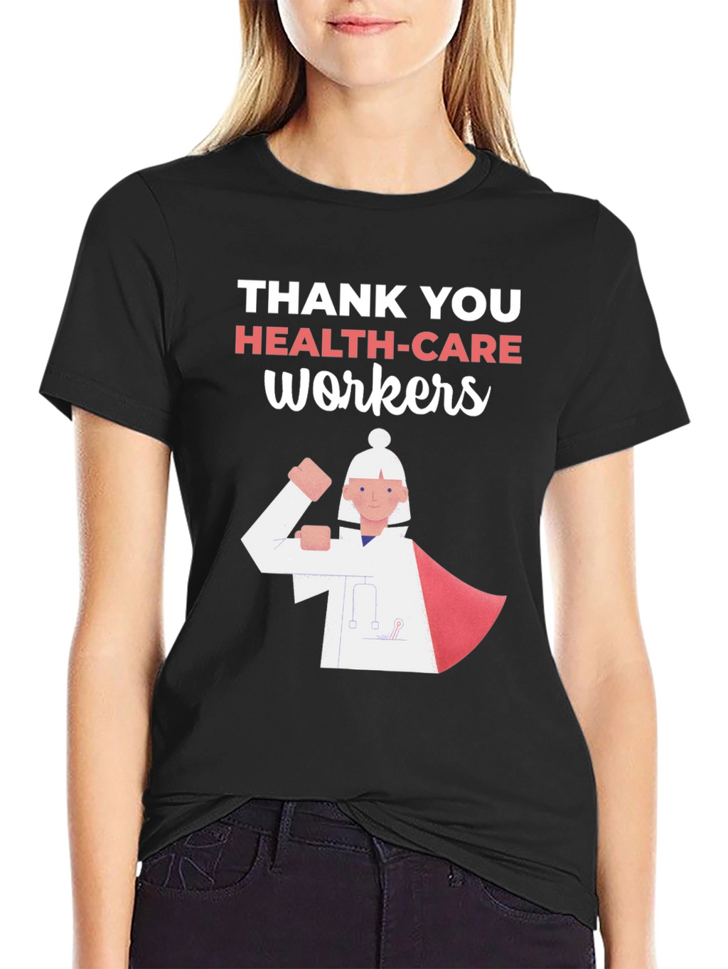 Thank You Healthcare Workers Graphic Tee