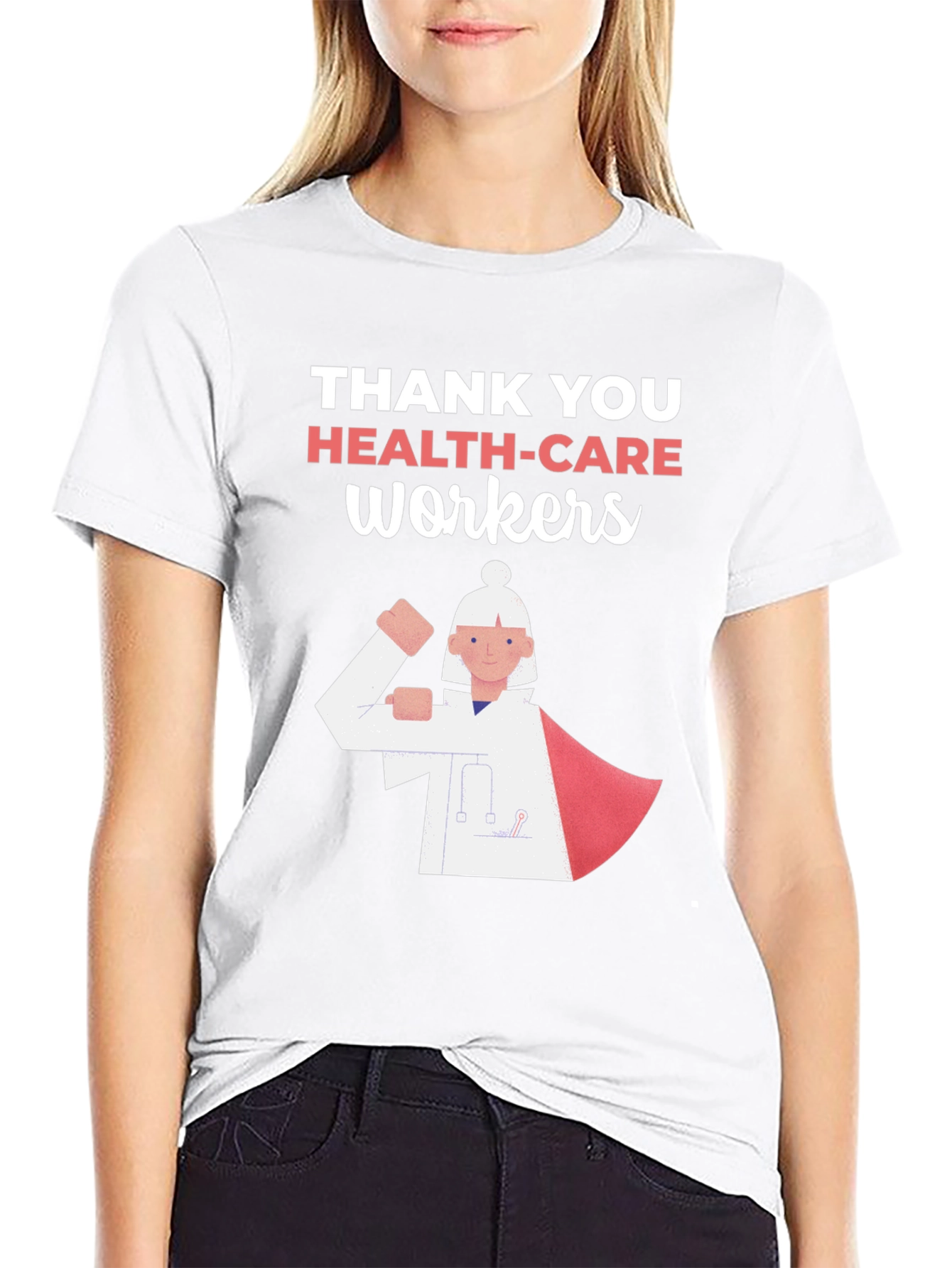 Thank You Healthcare Workers Graphic Tee